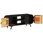 vidaXL Meuble TV 110x30x45 cm Bois de récupération massif