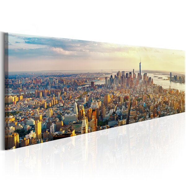 Tableau - american view l x h en cm 135x45