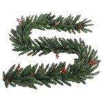 vidaXL Arbres de Noël artificiels 2 Pièces et couronne  guirlande et LED