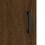 vidaXL Meuble TV chêne marron 150x30x50 cm bois d'ingénierie