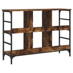vidaXL Buffet chêne fumé 102x32x73 5 cm bois d'ingénierie