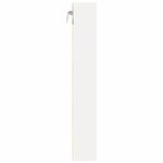 vidaXL Armoire à vitrine blanc 60x8 5x58 cm bois d'ingénierie