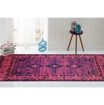 Tapis d'intérieur MAGHREB 80 x 150 cm - Rouge