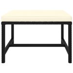 Salon de jardin meuble d'extérieur ensemble de mobilier 5 pièces avec coussins résine tressée noir 02_0016489