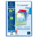 Protège-documents En Polypropylène Semi-rigide Kreacover® Chromaline 160 Vues - A4 - Couleurs Assorties - X 8 - Exacompta