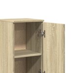 vidaXL Ensemble de meubles de salle de bain 3 Pièces chêne sonoma