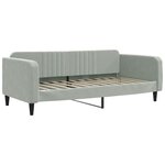 vidaXL Lit de jour avec gigogne et tiroirs sans matelas 100x200 cm