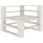 vidaXL Salon palette de jardin 9 Pièces avec coussins anthracite bois