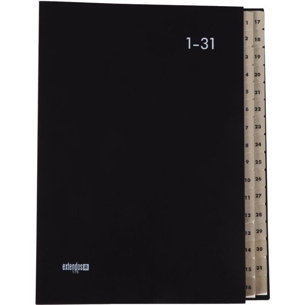 Trieur balacron numérique 31 compartiments noir