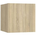 vidaXL Ensemble de meubles TV 7 Pièces Chêne sonoma Bois d'ingénierie