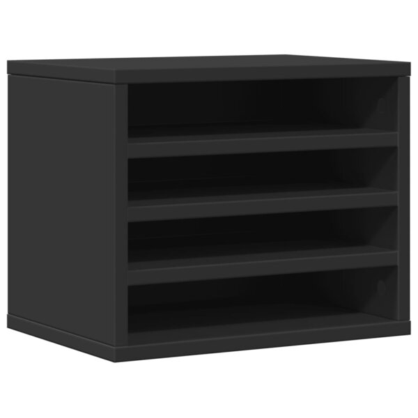 Organisateur armoire de bureau 36 x 26 x 29 5 cm bois d'ingénierie noir 02_0043555