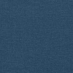 vidaXL Cadre de lit sans matelas bleu 120x190 cm tissu