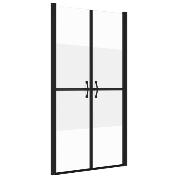 vidaXL Porte de douche ESG demi-dépoli (78-81)x190 cm