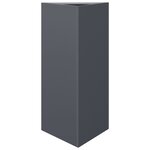 vidaXL Jardinières 2 Pièces anthracite triangulaire 40x34 5x70 cm acier