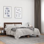 vidaXL Cadre de lit sans matelas chêne marron 135x190 cm