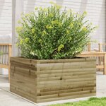 vidaXL Jardinière 80x80x45 5 cm bois de pin imprégné