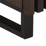 vidaXL Tables de chevet 2 Pièces 40x34x46 cm bois de manguier massif