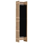vidaXL Cloison de séparation pliante 6 panneaux 240 cm Bambou et toile
