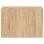 vidaXL Meuble TV mural chêne sonoma 60x30x41 cm