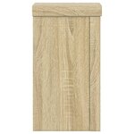 vidaXL Supports pour plantes 2 Pièces chêne sonoma bois d'ingénierie