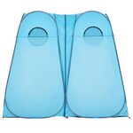 vidaXL Tente d'intimité bleu escamotable imperméable