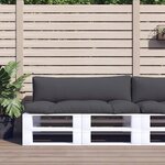 vidaXL Coussins de palette lot de 2 anthracite tissu