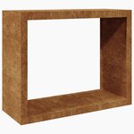 vidaXL Portant de bois de chauffage 100x40x80 cm acier corten