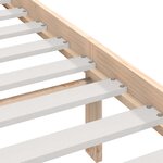 vidaXL Cadre de lit sans matelas 120x190 cm bois de pin massif