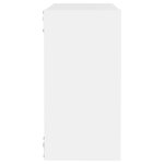 vidaXL Étagères cube murales 6 Pièces Blanc 30x15x30 cm
