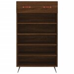 vidaXL Armoire à chaussures chêne marron 60x35x105cm bois d'ingénierie