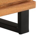 vidaXL Table de chevet 40x34x46 cm bois d'acacia massif
