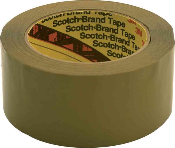 Ruban d'emballage 375 e, marron 50 mm x 66 m scotch