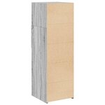 vidaXL Buffet haut sonoma gris 40x42 5x124 cm bois d'ingénierie