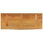 vidaXL Dessus de table à bord vivant 90x40x2 5 cm bois massif manguier
