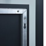 vidaXL Miroir à LED pour salle de bains et capteur tactile 60x80 cm