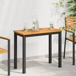 vidaXL Plateau de table 100x50x2 2 cm en bois massif d'acacia