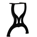 vidaXL Pied de banc 2 Pièces Cadre en X Fonte