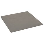 vidaXL Panneaux muraux 12 Pièces Gris clair 30x30 cm Velours 1 08 m²