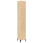 vidaXL Armoire salle de bain chêne sonoma 30x30x190 cm