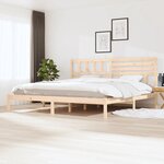 vidaXL Cadre de lit sans matelas bois massif de pin 200x200 cm