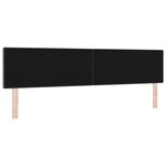 tête de lit vidaXL capitonnée gris foncé 200 cm en velours