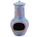 RedFire Cheminée Colima Argile Bleu marine/rouge 86031