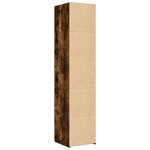 vidaXL Buffet haut chêne fumé 40x42 5x185 cm bois d'ingénierie