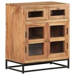 vidaXL Buffet 60x35x70 cm Bois d'acacia massif