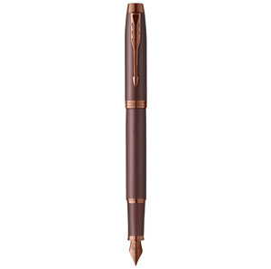 Stylo plume Parker IM Monochrome  Bordeaux  plume fine  encre bleue  Coffret cadeau