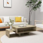 vidaXL Table basse Chêne sonoma 105x55x32 cm Bois d’ingénierie