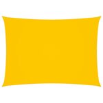 vidaXL Voile de parasol Tissu Oxford rectangulaire 2x4 5 m Jaune