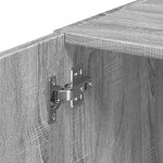 vidaXL Armoire murale sonoma gris 80x42 5x64 cm bois d'ingénierie