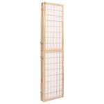 vidaXL Cloison de séparation pliable 4 panneaux 160x170 cm