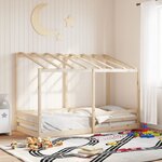 vidaXL Lit pour enfants sans matelas blanc 80x200 cm bois pin massif